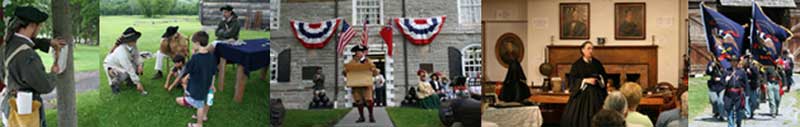 Pictures of activities at the Old Stone Fort Museum
