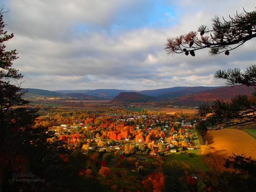 Middleburgh Valley view from above.