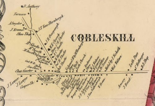 Cobleskill Street Map.