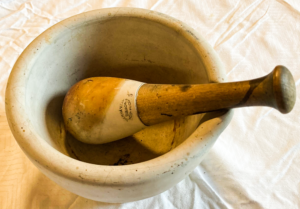 Mortar and Pestle.