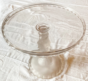 Glass Cake Stand.