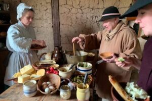 Reenactor Lunch in HDorf