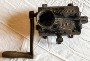 Sausage Stuffer, Closed.