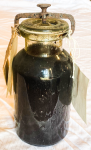 Jar with Black Caps.