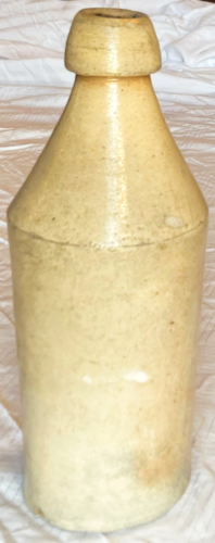 Plain Stoneware bottle.
