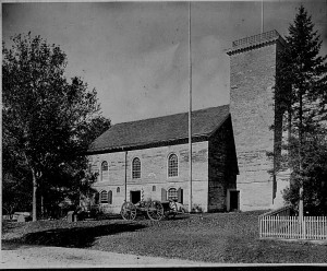 Black and White photo of the Old Stone Fort.
