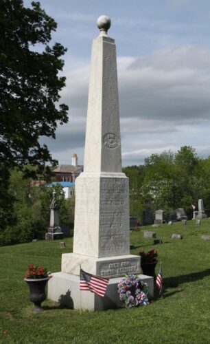 Monument in cemetary
