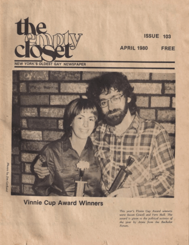 Newpaper clipping the empty closet