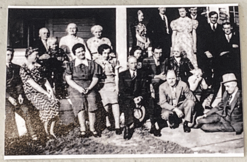 Black and White Family Photo