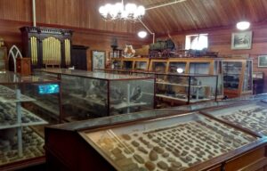 View of second floor of the Fort, styled like a Victorian Era museum.