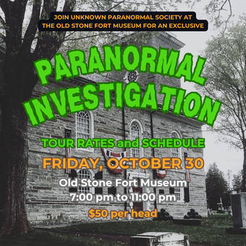 Promo for Paranormal Investigation